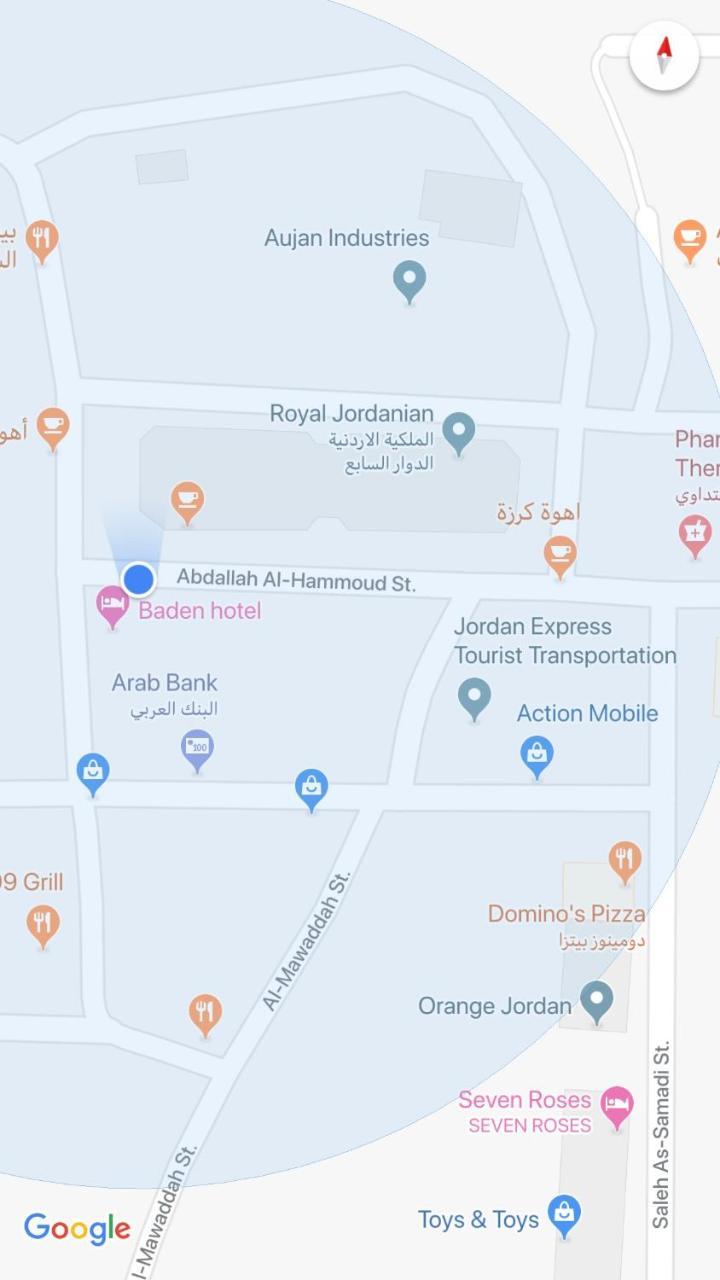 Baden Hotel Suites Amman Eksteriør bilde